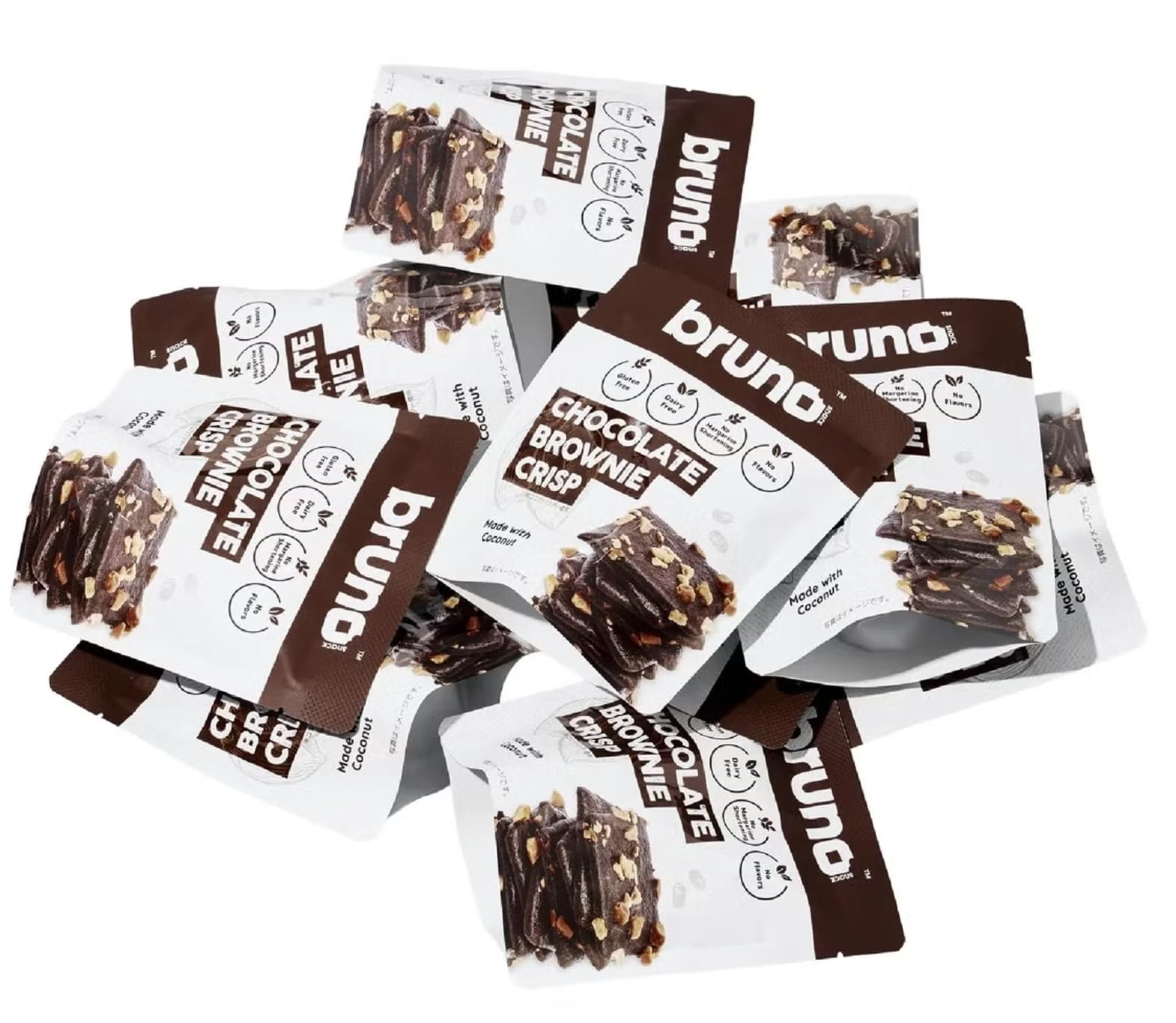Amazon.co.jp: Bruno Snack クリスピーブラウニー 22g×12個 低糖質